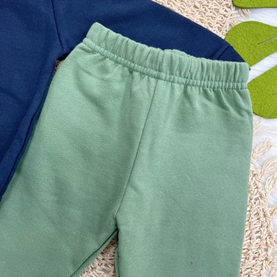 Conj. Conj. Casaco Baby Bear Adventure e Calça de Moletom - Marinho